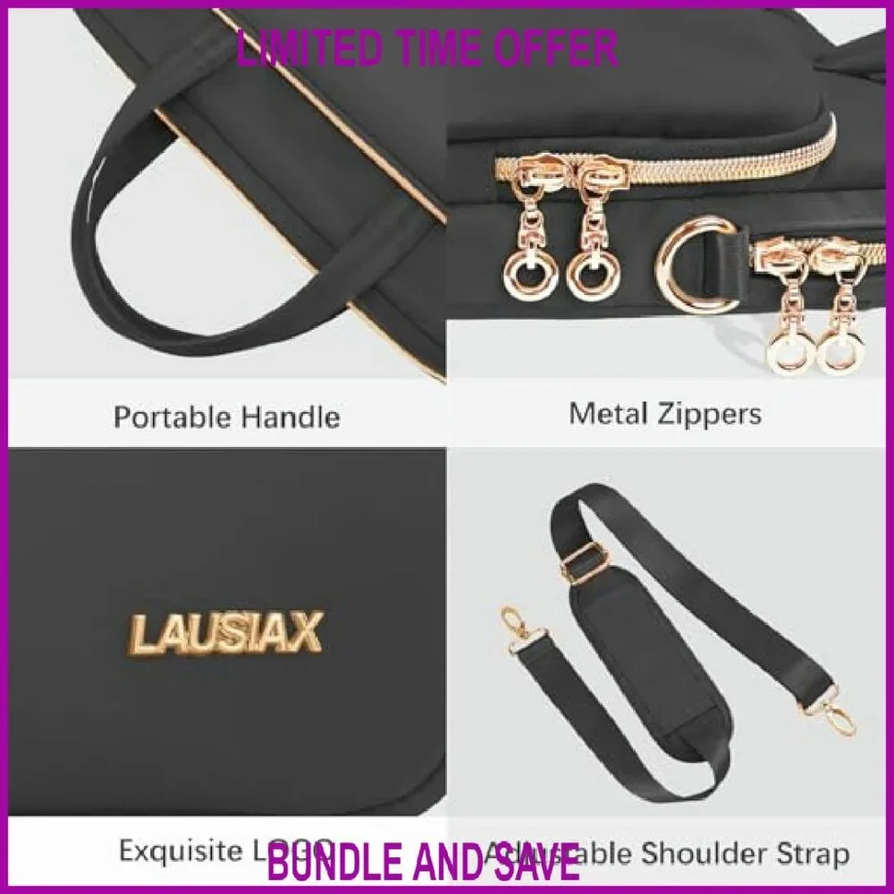 15.6-16 Inch Laptop Messenger Bag with Adjustable Strap & Handle